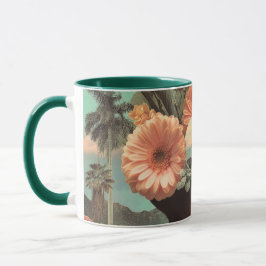 Surreal Female Portrait with Floral Elements Mok