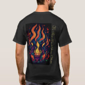 "Surreal Flame Vector Art - 4K Render pour T-Shirt (Dos)