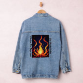 Surreal Flame Vector Art - 4K Render voor - Denim Jacket (Hangar)