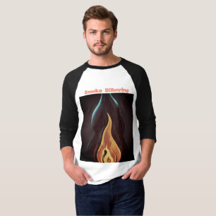 Surreal Flame Vector Art - 4K Render voor Heren T-shirt