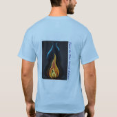 Surreal Flame Vector Art - 4K Render voor T-shirts (Achterkant)