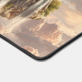 Surreal Floating Cliffs With Waterfalls (Coin)