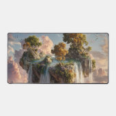 Surreal Floating Cliffs With Waterfalls (Recto)