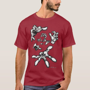 Surreal Floating Hands T-shirt