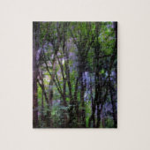 Surreal Forest met milde lampjes Legpuzzel (Verticaal)