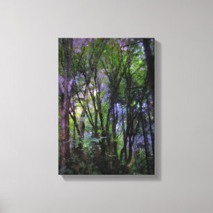 Surreal Forest Wrapped Canvas Afdruk