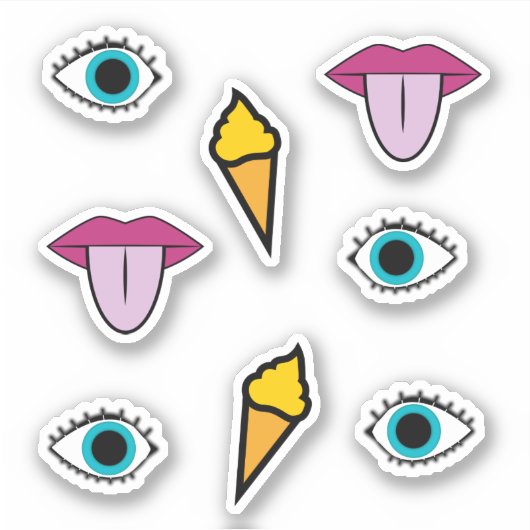 Surreal gaat Pop! Sticker (Voorkant)