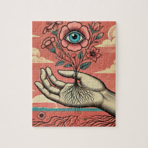 Surreal Gardeners Hand Legpuzzel