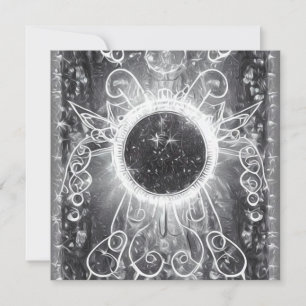 Surreal gekleurd kosmisch venster kaart