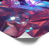 Surreal Geometry Lion Jungle - Poster Futuriste (Coin)