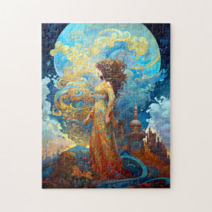 Surreal Goddess Queen Fantasy Art Legpuzzel