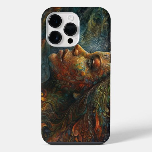 Surreal Illustrated Goddess iPhone Hoesje (Achterkant)