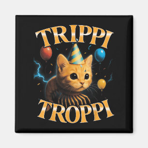 Surreal Italiaans Brainrot Meme Trippi Troppi Grap Magneet