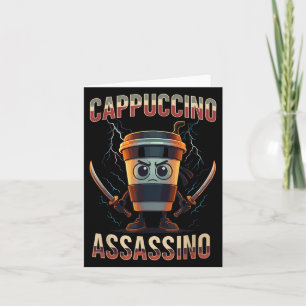 Surreal Italiaanse Brainrot Cappuccino Ino Grappig Kaart