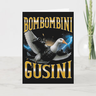 Surreal Italiaanse Brainrot Meme Bombombini Gusini Kaart