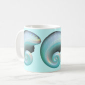 Surreal Jade Rainbow Shell Koffiemok (Voorkant links)