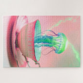 Surreal Jellyfish in Teacup Legpuzzel (Horizontaal)