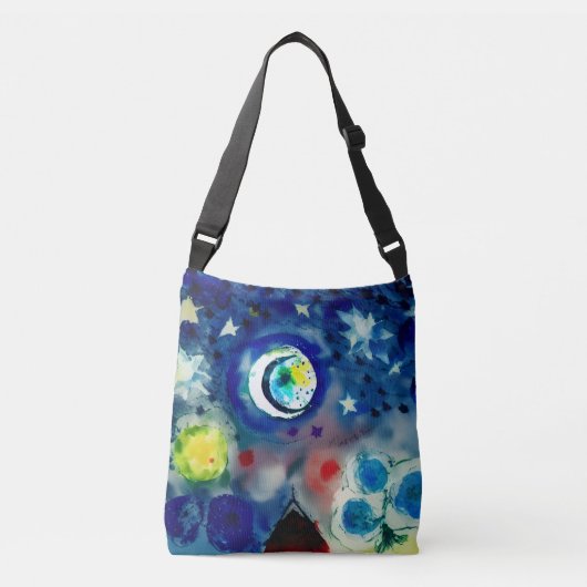 Surreal Landscape Cross-Body Tas (Voorkant)