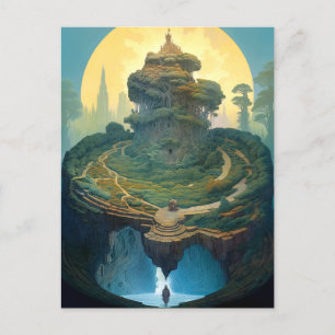 Surreal Landscape Fantasy Art Briefkaart