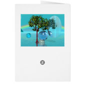 Surreal Landscape Greeting Cards (Achterkant)