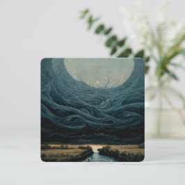 Surreal landscape oil painting kaart