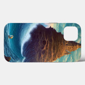 Surreal Landscape Towering City Fantasy Art Case-Mate iPhone Case (Achterkant (horizontaal))