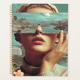 Surreal landschapsvisie, Surrealistisch vrouwenpor Planner