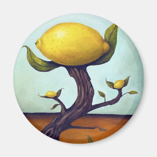 Surreal Lemon-boom Magneet (Voorkant)