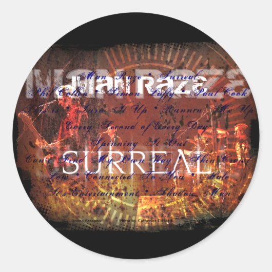 Surreal Lyrics Sticker (Voorkant)