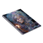 Surreal Man Visionary Art Notitieboek (Rechterzijde)