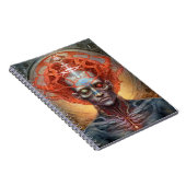 Surreal Man Visionary Art Notitieboek (Rechterzijde)
