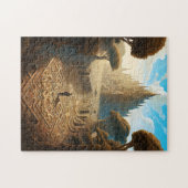 Surreal Maze Castle Landscape Fantasy Art Legpuzzel (Horizontaal)