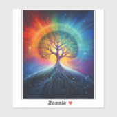 Surreal Maze Castle Landscape Fantasy Art Sticker (Vel)