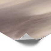 Surreal modern Abstract storm in de woestijn Poster (Hoek)