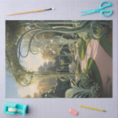 Surreal Nouveau Tuin Decoupage Papier (Craft)