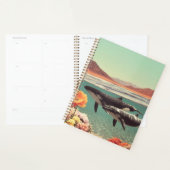 Surreal Ocean Scene With Whales And Coral Planner (Display)