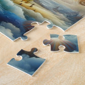 Surreal octopus and underwater scene   legpuzzel (Zijkant)