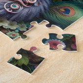 Surreal One Eyed Grey Kat Legpuzzel (Zijkant)