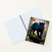 Surreal Panther Safari Notitieboek (Binnen)