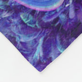 Surreal Psychedelic Dragon Fly Fleece Deken (Hoek)