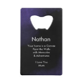 Surreal Puzzle fait face ouverture de bouteille (Dos)