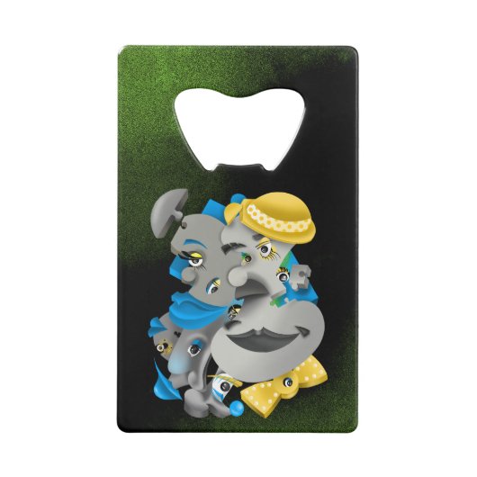 Surreal Puzzle fait face ouverture de bouteille (Devant)