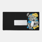 Surreal Puzzle Visages Bureau Mat (Clavier et souris)