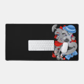Surreal Puzzle Visages Bureau Mat (Clavier et souris)