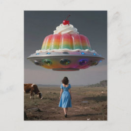 Surreal Rainbow Sweet Treat Briefkaart
