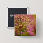 Surreal roze vierkante button 5,1 cm (Voorkant /achterkant)