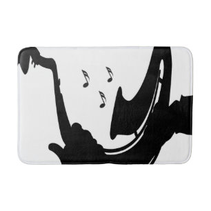 Surreal Saxophone Play Badmat