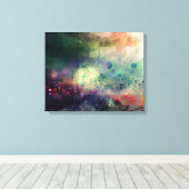Surreal scènes canvas afdruk (Insitu (Houten vloer))