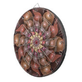 Surreal Shiny Flower Moderne Abstract Fractal Art Dartbord (Voorkant Rechts)