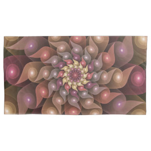 Surreal Shiny Flower Moderne Abstract Fractal Art Kussensloop